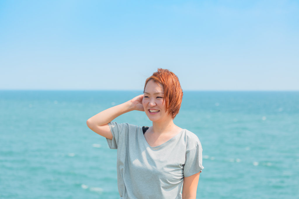 プロフィール撮影in広野海浜公園