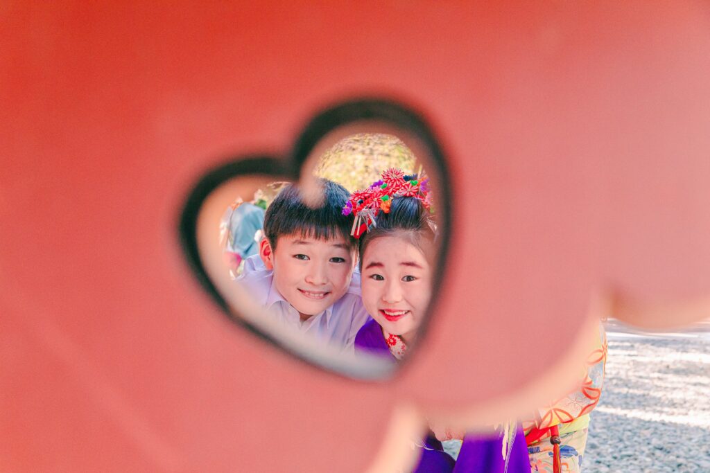 兄妹仲良しです👘