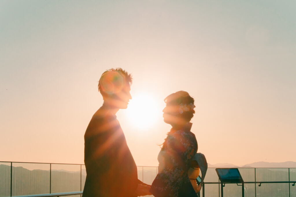 色々な夕日の色合いを✨