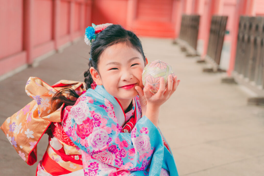 7歳七五三影in富士山本宮浅間大社